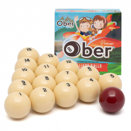 Детские бильярдные шары для русского бильярда Ober 50,8 мм