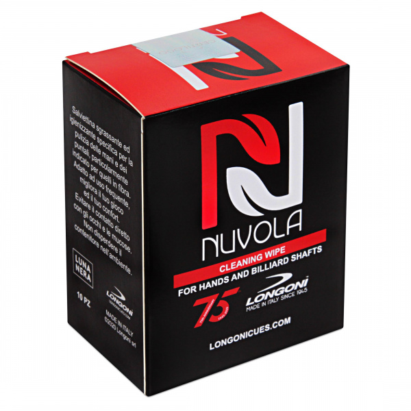Салфетки для чистки кия и рук Longoni Nuvola (10 шт)