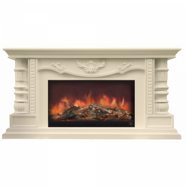 Комплект из электрокамина напольного и портала Лорд (165x42.5x89 см)