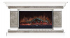 Комплект из электрокамина напольного и портала Калгари (143x45x82.5 см)