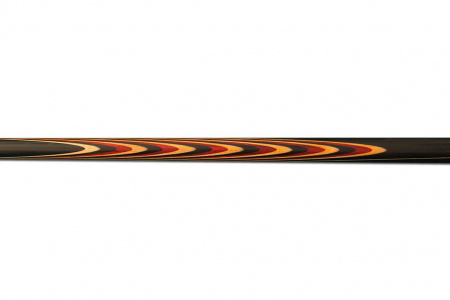Бильярдный кий для русского бильярда Пламя мастера Медведева двухсоставной (граб, черный граб, падук)
