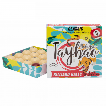 Детские бильярдные шары для русского бильярда Taybao 60,3 мм