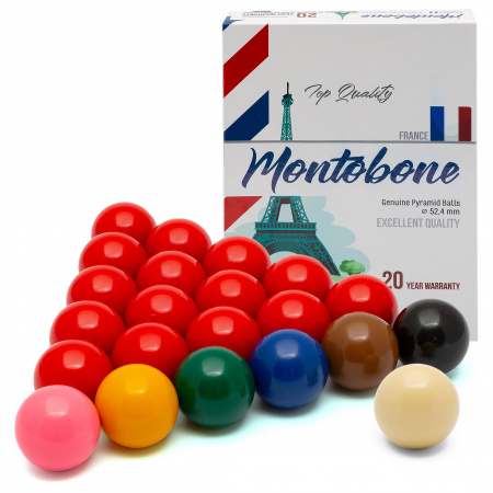Бильярдные шары для снукера Montobone 52,4 мм