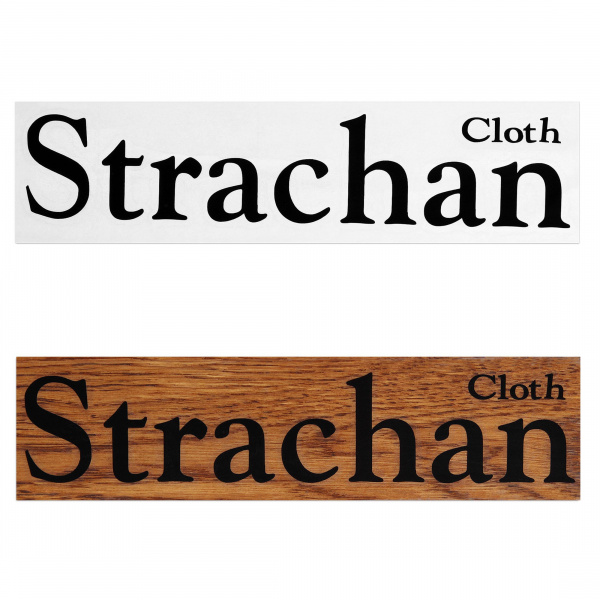 Стикер Strachan Cloth самоклеящийся 17,5x4,5 см черный